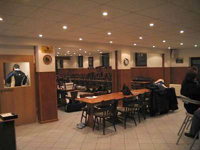 Schießbereich im Schützenheim